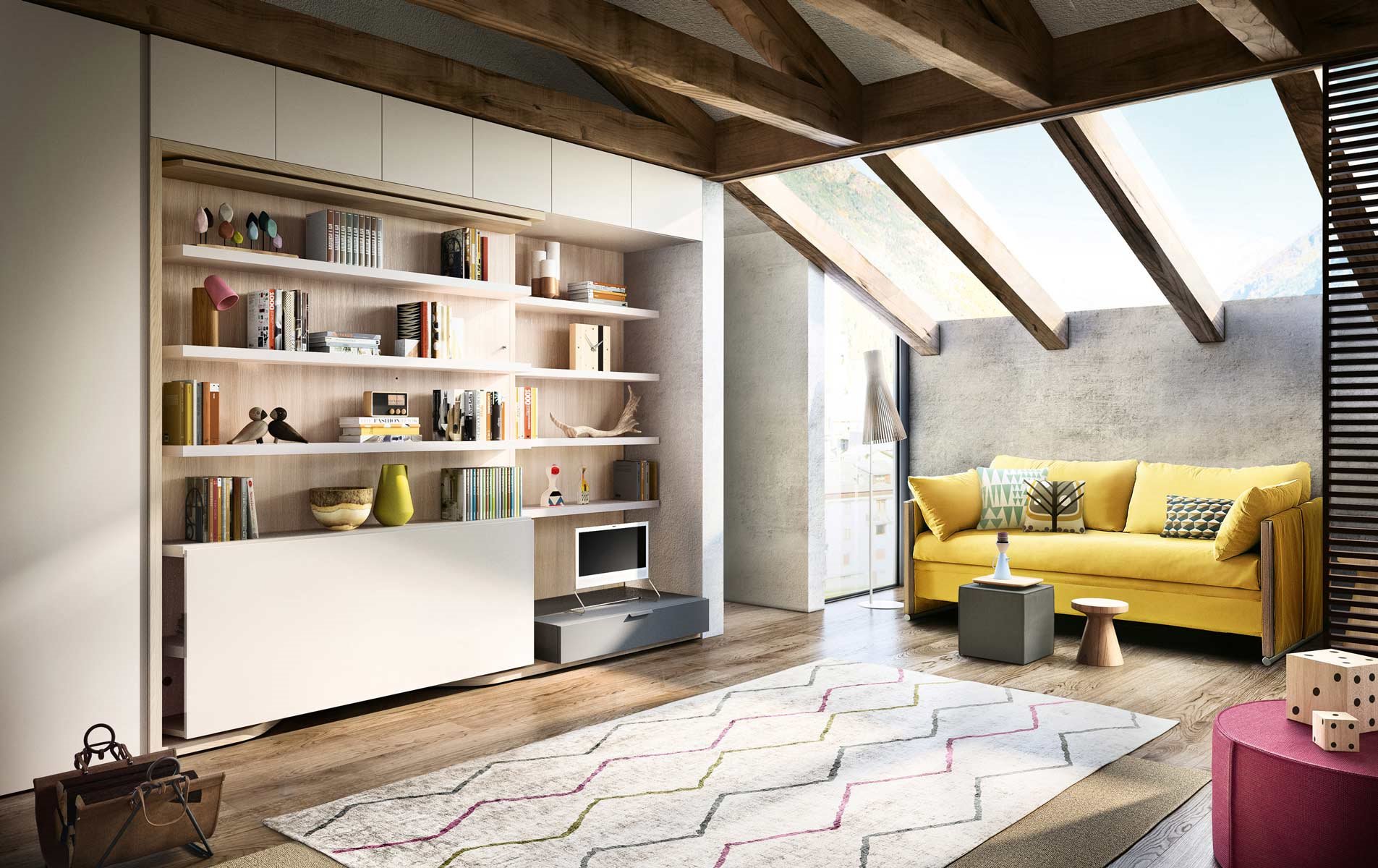 Opklapbed 2P LGM BedHabits PA2